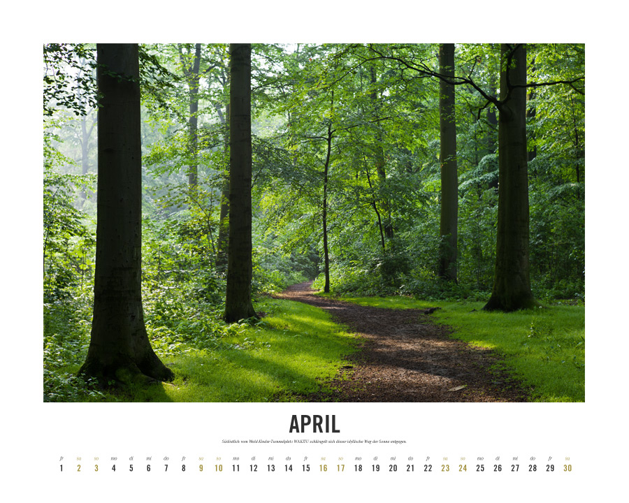 Kalender Lebensraum Eilenriede ‚April